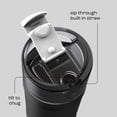 thumbnail image 4 of bubba Dualsip Insulated Stainless Steel Water Bottle with Straw, 18 oz (532 ml) – Leakproof, Lightweight, Dishwasher Safe, Lead & BPA-Free, 4 of 13