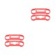 thumbnail image 2 of sweethay 1 par de soporte de hélice de plástico ABS de repuesto para Mini accesorios soporte de soporte fijo rojo 2piezas, 2 of 5