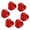 Red 5 cm, variant on mdesiwst 6Pcs Corsage Handmade Reversible Satin Roses Wedding Corsage DIY Hair Accessories Bridal Bouquets Small Floral Accessories