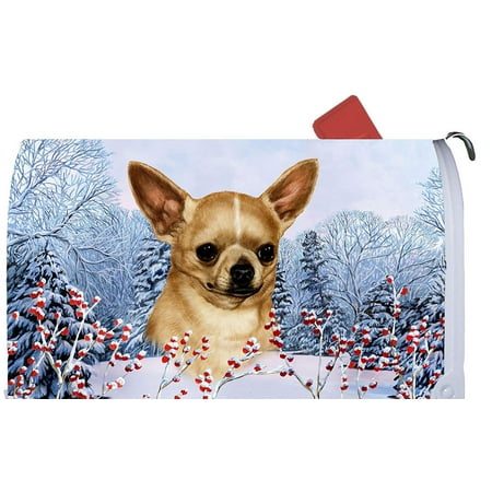 Chihuahua Tan - Best of Breed Dog Breed Winter Berries Mail Box (Best Time To Tan In Winter)