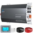thumbnail image 1 of Inversor de corriente ZETAWALE de onda sinusoidal pura de 4000 W, 12 V DC a 120 V AC, 1 of 8