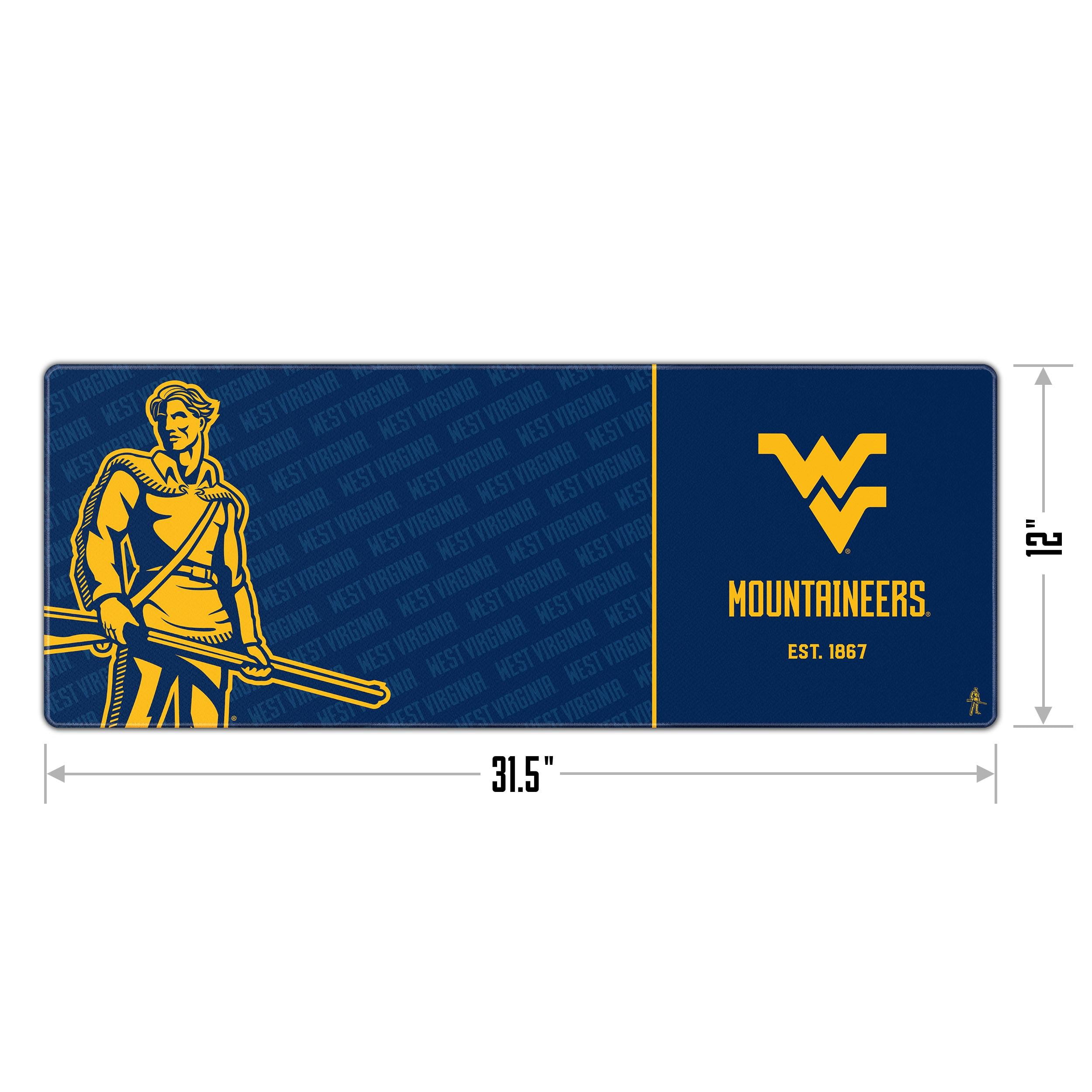 YouTheFan NCAA West Virginia Mountaineers Logo Series Desk Pad SMU