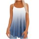 thumbnail image 1 of Qucoqpe - Camisetas sin mangas de verano de talla grande para mujer, estilo bohemio, con efecto tie-dye, holgadas, con tirantes finos, 1 of 5