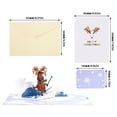 thumbnail image 3 of MesaSe Christmas 3D Greeting Card Stereo Greeting Card Paper Sculpture Handmade Creative Blessing Message Card, 3 of 9
