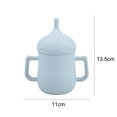 thumbnail image 2 of Silicone Sippy Cup with Soft Spout, Spill Proof Lid, Anti-Slip Handles for Babies and Toddlers-style 2, 2 of 5