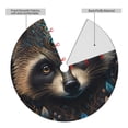 thumbnail image 2 of Sikiie Tribal Style Raccoon 30-48 inches {designName} Print Christmas Tree Skirt Snowman Xmas Tree Skirt with Edge Christmas Decorations for Holiday Party30", 2 of 7