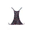 thumbnail image 2 of Raisins Navy Pink Coconut Grove Printed Macrame Bikini Top S, 2 of 3