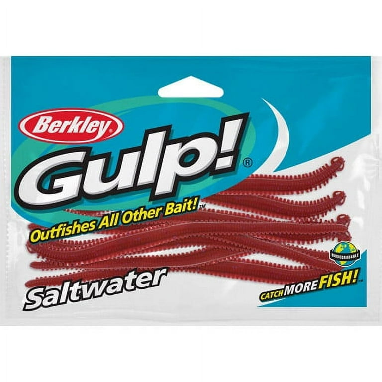 Berkley Gulp Wormsley Soft Lures 24pcs - Saltwater & Freshwater