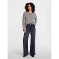 thumbnail image 3 of Scenario Women's and Women's Plus Relaxed Tee with Long Sleeves, Sizes XS-4X, 3 of 6