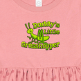 thumbnail image 4 of Inktastic Grasshopper Girls Baby Dress, 4 of 5