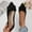 Black, variant on Mqqzkk Women's Fashion Casual Spring And Summer New Suede Slip With Shallow Mouth For Outdoor Wear Flats Shoes