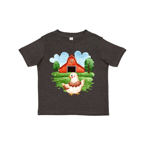 Inktastic Chicken on a Farm Boys or Girls Toddler T-Shirt