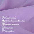 thumbnail image 3 of Body Pillow Case Microfiber Series Long Bedding Body Pillow Cover Violet 20"x60", 3 of 7