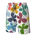 thumbnail image 5 of Naloa Colorful Butterflies Men's Beach Shorts, Surfing shorts, Swim trunks, Quick Dry Swim Trunks for Surfing Beach Fun - 3X-Large, 5 of 9