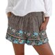 thumbnail image 2 of Moda Deporte Yoga Pantalones Impreso Mediados de Cintura Alta Bolsillos Activos Pantalones Cortos Pantalones Sueltos Pompotops  ulkah936744, 2 of 4
