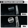 thumbnail image 3 of Cubiertas para pedales de freno y acelerador, para Mercedes Benz Smart Fortwo 2009-2014, metal, tono negro plateado, 1 juego, 3 of 7