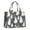 Gray Halloween Ghosts, variant on Large Capacity Tote Bag,Gray Halloween Bats and Spider Webs Handbag Fashion Luxury Tote Bag,15.7"x13"x 5.1" Inches,Laptop Compatible