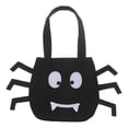 thumbnail image 2 of Here's a polished and engaging product description based on your input:\n\n \n\n**Halloween Candy Bag with Handle – Spider Design Felt Treat Tote for, 2 of 5