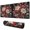 Christmas Flowers-3, variant on Christmas Tree Large Gaming Mouse Pad Extended Desk Mouse Pad with Stitched Edges, Non-Slip Base, Water Resist Keyboard Pad for Gamer, Office & Home, 31.5 X 11.8 in