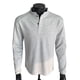 thumbnail image 3 of pstuiky salir tops Sudadera con capucha y cuello alto para hombre, jersey deportivo de manga larga de color liso con dos botones. Camiseta/camiseta de manga larga con cuello alto para hombre., 3 of 4