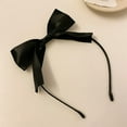 thumbnail image 5 of EKKIMIMI Bow Headbands Red Bowknot Headband For Women Girls Black Bows Hair Hoop For Women Bowknots Hair Bands Handmade Bows Head Band Barrettes for Thin Hair, 5 of 7
