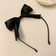 thumbnail image 5 of Diademas con lazo Diadema con lazo rojo para mujer y niña Lazos negros para el pelo Diadema para mujer Lazos para el pelo Diademas con lazos hechos a mano, 5 of 7
