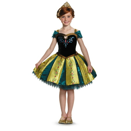 Child Frozen Anna Coronation Prestige Tutu Costume by Disguise 83198