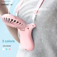 thumbnail image 4 of Ventilador de cuello personal portátil 3 en 1 Mini ventiladores de mano / portátiles / de escritorio, recargable, colgante, ajustable, 3 velocidades con batería de larga duración para viajes S, 4 of 5