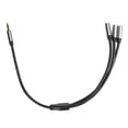 thumbnail image 1 of Audio Cable, Durable 3 In 1 Audio Splitter Cable  For Computer 3.5mm/0.1in 1 Male To 3 Female 0.3m/11.8in, 1 of 8
