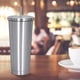 thumbnail image 3 of Taza de viaje de 750 ml, taza de acero inoxidable de doble pared, botella de agua con aislamiento al vacío, taza de café con agua aislada, taza de doble pared con pajita, cepillo y tapa, 3 of 5