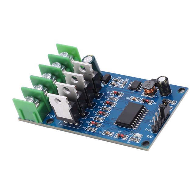 Módulo Controlador De Motor De Puente Puente H De Alta Potencia Con 4 Tubos Exteriores NMOS Freno Hacia Adelante Y Hacia Atrás DC 12-30V