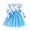Blue-Long Sleeve, variant on Lanbubble Girls Floral Tutu Dress Long Sleeve Tulle Princess Party Dress 3-4 Years
