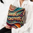 thumbnail image 6 of Thanksgiving Font Luxurious Velvet Decorative Pillows Covers - Set of 2 Throw Pillow Covers for Chair, Unique Patterns, 16x16, 18x18, 20x20 Inches for Any Occasion, 6 of 6