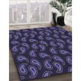 thumbnail image 2 of Ahgly Company Indoor Rectangle Patterned Night Blue Area Rugs, 4' x 6', 2 of 6