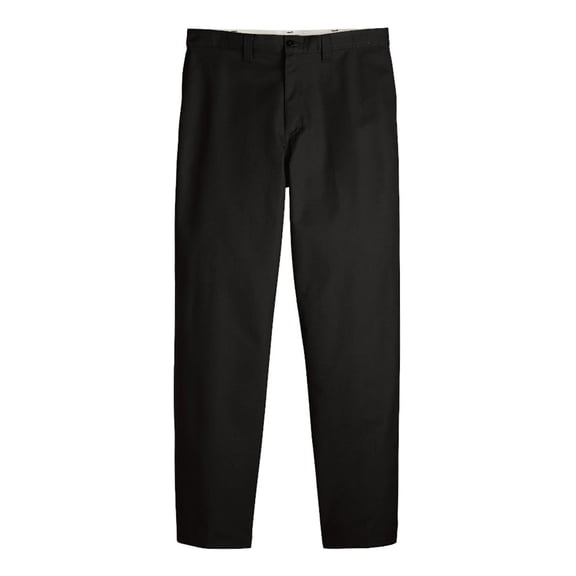 Dickies LP92ODD Industrial Flat Front Pants - Odd Sizes - Black - 39 Unhemmed - 35W