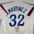 thumbnail image 2 of Autographed/Signed Dennis Martinez Montreal White Baseball Jersey JSA COA, 2 of 4