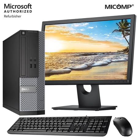 Dell Optiplex 3010 SFF & 19  LCD I5-3470 QC 3.2Ghz 4Gb New 500Gb SSD HD Dvd Windows 10 Professional 64 Bit HDMI (1 Year Warranty) Used