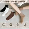 thumbnail image 5 of Livease 6 Pairs Women Ankle Socks, 6 Colors Ruffle Sock for Girl Women, Crew Frilly Sock, Size 5-9, 5 of 9