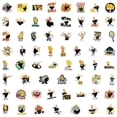 thumbnail image 2 of Paquete de pegatinas Johnnys Bravos Anime, vinilo impermeable, 60 unidades, 2 of 3