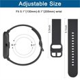 thumbnail image 3 of Correa de silicona para reloj Amazfit GTR/GTS-4-3-2-2e-Mini-Pro/stratos 2-3, pulsera deportiva, 22mm y 20mm, bip-U-S-3-Pro-Lite, 3 of 4
