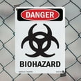 thumbnail image 4 of Portrait Biohazard OSHA Danger Aluminum Sign 24 Inch x 18 Inch - 5 Pack, 4 of 8