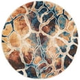 thumbnail image 2 of Rugs.com Gossamer Collection Rug – 3 Ft Round Brick Red Medium Rug Perfect For Kitchens, Dining Rooms, 2 of 7