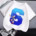 thumbnail image 2 of Nuevas camisetas de Sonics para niños, lindas camisetas con estampado de dibujos animados con los números del 1 al 9 para cumpleaños, camisetas deportivas casuales para bebés y niños, ropa para niños, 2 of 5