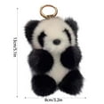 thumbnail image 3 of 13Cm Plush Panda Shaped Keychain Bag Charm, Soft Stuffed Hanging Decoration For Bags Purses Keys, 14+ Teenager Internet Trendy Birthday Gift For Trendy Teens And Accessory, 3 of 4
