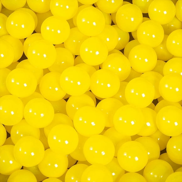 2.15" Yellow Ball Pit Balls, 100 Count - Crush Proof
