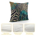 thumbnail image 4 of Chilfamy Zebra Jungle Jacquard  Decorative Throw Pillow Cover Luxury Accent Neutral Textured Art Animal Rainforest Cushion Pillow Case Living Room Couch Bed Sofa, 4 of 5