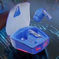 Wireless Bluetooth Earphones, Gaming Esports Headphones, Noise Reduction, High Sound Quality, Cool Breathing Lights, Transparent Compartment, 5.3 Bluetooth, Long Playback Time, Portable