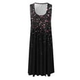 thumbnail image 4 of SMihono Robe d'Été Grande Taille pour Femmes 2023 Mode Décontractée Imprimée Sans Manches Col Rond, 4 of 6