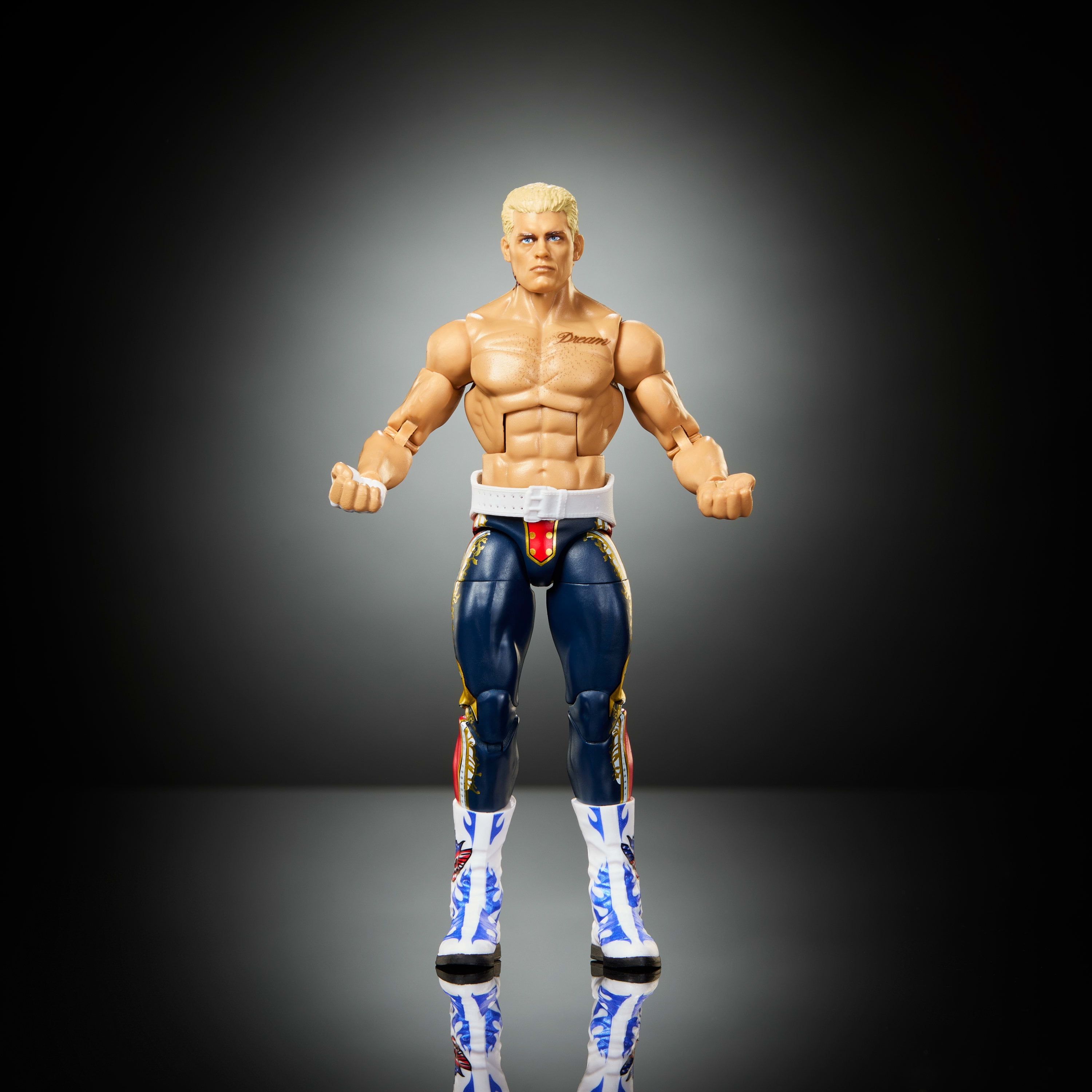WWE Figurine articulée Élite Cody Rhodes 15 cm avec accessoires