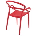 thumbnail image 3 of Compamia Mila Dining Arm Chair in Red, 3 of 9